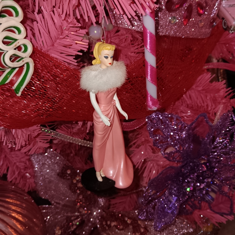 1996 VINTAGE BARBIE DOLL ENCHANTED EVENING CHRISTMAS TREE ORNAMENT - Picture 11 of 13